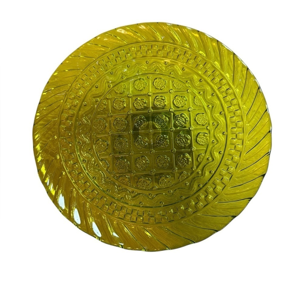 Neon Green Vintage Serving Plate